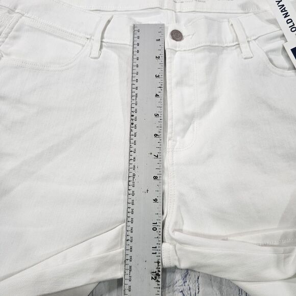 Old Navy WOMENS SIZE 16 Stay White Micro Flare Mid Rise Stretch Denim Jeans - Picture 2 of 11